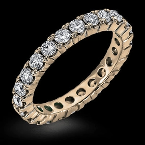 Eternal Gift ZR39 Anniversary Ring in 14k Gold with Diamonds