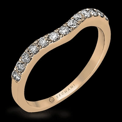 ZR438 Anniversary Ring in 14k Gold with Diamonds Traditional Sign