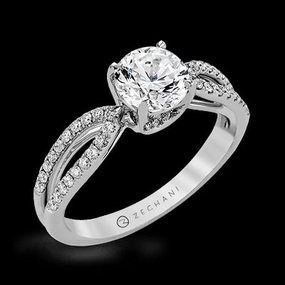 ZR738 Engagement Ring in 14k Gold with Diamonds classic accessory Fashion Accessory
